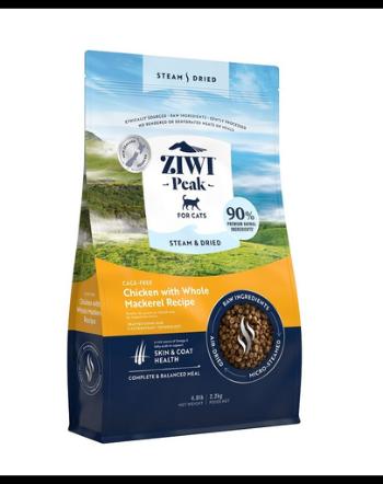 ZIWIPEAK Cat Steam &amp; Dried hrana cu pui pentru pisici 2,2 kg