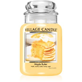 Village Candle Maple Butter lumânare parfumată (Glass Lid) 602 g