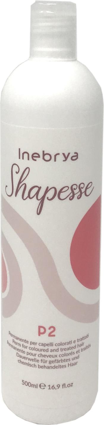 Inebrya Permanent pentru păr vopsit și tratat chimic Shapesse P2 (Permanent for Colored and Treated Hair) 500 ml