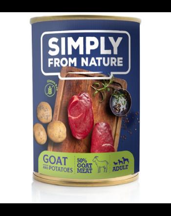 SIMPLY FROM NATURE pachet conserve pentru caini 6 x 400 g + recompensa GRATIS