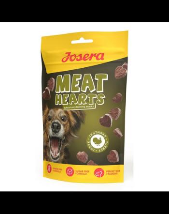 JOSERA Meat Hearts Turkey recompense pentru dresaj caini 70g curcan