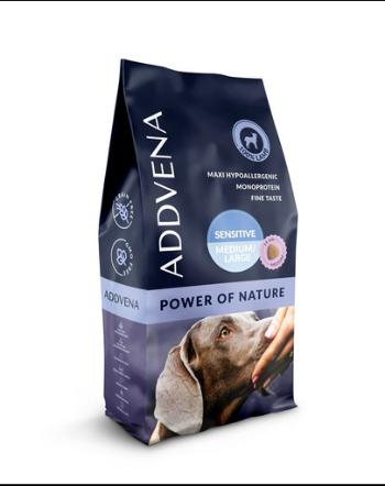 ADDVENA Power of Nature Sensitive medium&amp;large 10 kg miel, hrana caini sensibili talie medie si mare