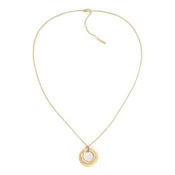 Calvin Klein Colier de designer placat cu aur pentru femei Spiral 35000761