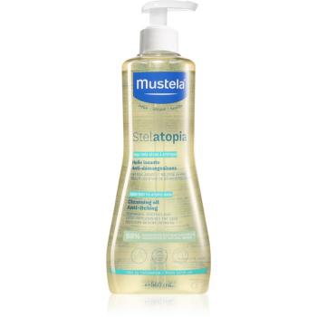 Mustela Bébé Stelatopia ulei baie de pentru copii și corp pentru piele atopica 500 ml