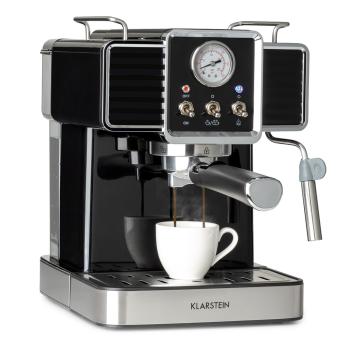 Klarstein Gusto Classico, espressor, 1350 W, presiune 20 bar, rezervor de apă: 1,5 litri