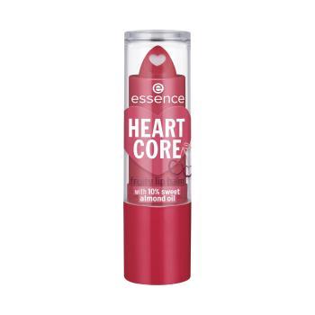 Essence  Heart Core Fruity Lip Balm - 01 Crazy Cherry  Starostlivosť & podkladové bázy na pery Ružová