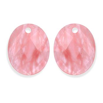Sparkling Jewels Pandantive ovale pentru cercei din cuarț EAGEM25-RO