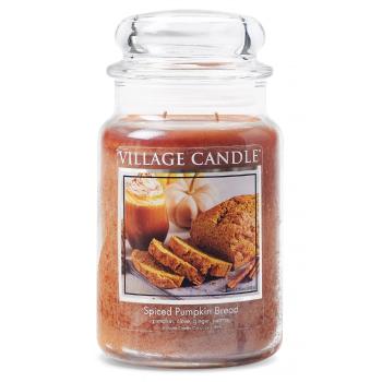 Village Candle Lumânare parfumată in sticlă Spiced Pumpkin Bread 602 g