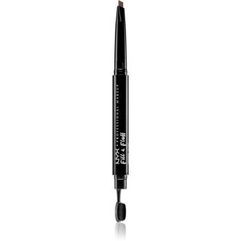 NYX Professional Makeup Fill & Fluff pomadă pentru sprâncene in creion culoare 04 - Chocolate 0,2 g