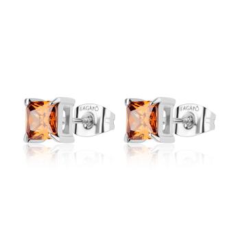 S'Agapõ Cercei eleganți din oțel cu zircon cubic Stellar STK16