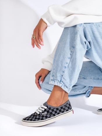 Adidași exclusivi pentru femei gri fără toc