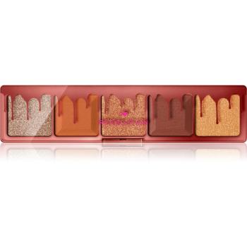 I Heart Revolution Mini Chocolate Palette paletă cu farduri de ochi culoare Milk Chocolate Ganache 5,5 g