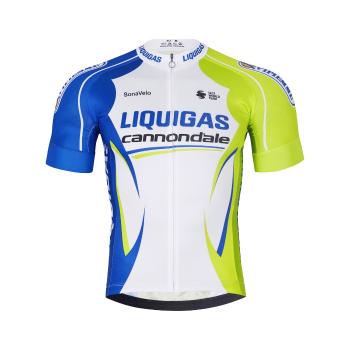 
                         Tricou de ciclism cu mânecă scurtă - LIQUIGAS CANNONDALE 
                