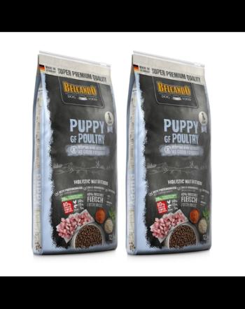 BELCANDO Finest Grain Free Puppy hrana uscata pentru pui, varsta 4 luni+ 8 kg (2x4 kg)