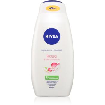 NIVEA Rose & Almond Oil gel de dus hidratant 650 ml