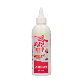 Choco Drip Hot Ping - Csokoládé öntet tubusban rózsaszín 180 g