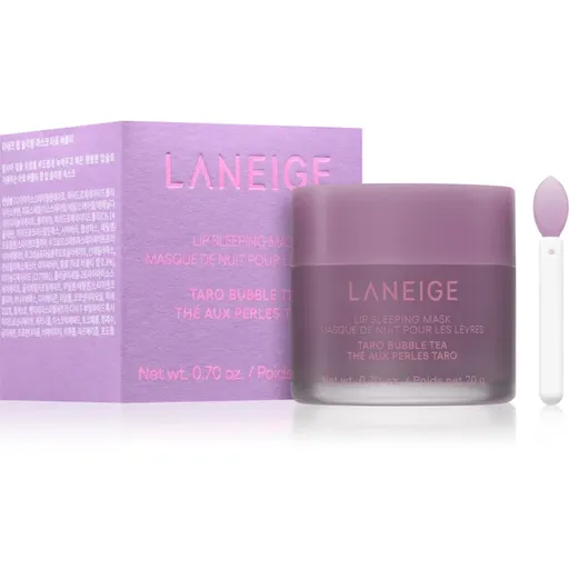 LANEIGE Lip Sleeping Mask masca de noapte cu efect de regenerare de buze culoare Taro Bubble Tea 20 g