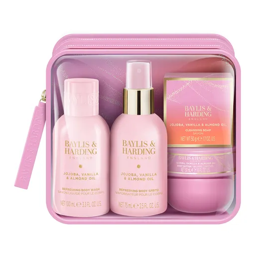 Baylis & Harding Set cadou Jojoba, Vanilie & Ulei de migdale Gift Set 4 buc