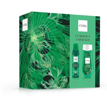 C-THRU Luminous Emerald - deodorant spray 150 ml + gel de duș 250 ml