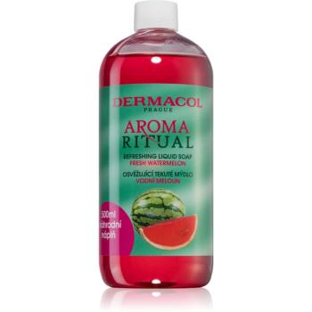 Dermacol Aroma Ritual Fresh Watermelon Săpun lichid pentru mâini rezervă 500 ml