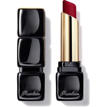 GUERLAIN KissKiss Tender Matte ruj cu persistență îndelungată cu efect mat culoare 777 Eternal Red 3.5 g