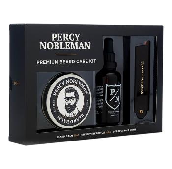 Percy Nobleman Set cadou pentru îngrijirea bărbii Premium Beard Care Kit