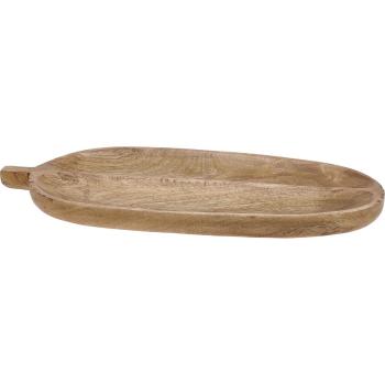 Tavă decorativă în formă de frunză Mango, 40 x 18cm