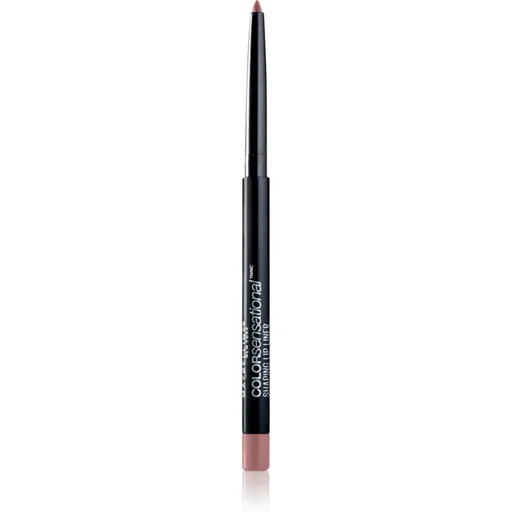 MAYBELLINE NEW YORK Color Sensational Shaping Lip Liner creion contur pentru buze cu ascutitoare culoare 50 Dusty Rose 1.2 g