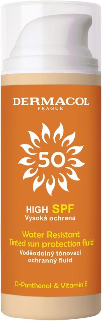 Napozókrém DERMACOL Sun Tonizáló fluid arcra SPF 50 50 ml