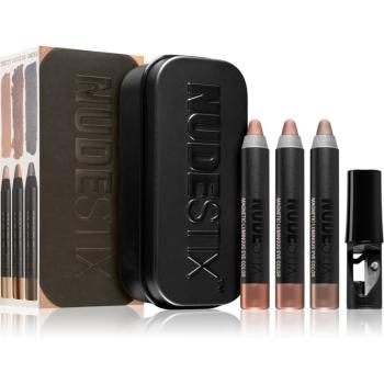 Nudestix Kit Nude Metallic Eye Mini set cosmetice decorative pentru ochi