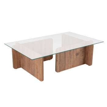 Masă de cafea Flavio Atlantic Pine, maro