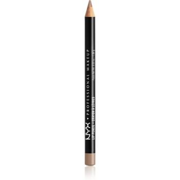 NYX Professional Makeup Slim Lip Pencil creion de buze cu trasare precisă culoare 02 Brown 1 g