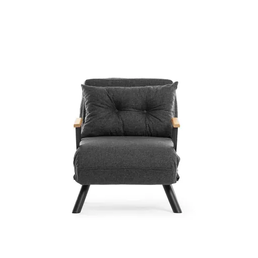 Scaun Sando Single Dark Grey, gri închis