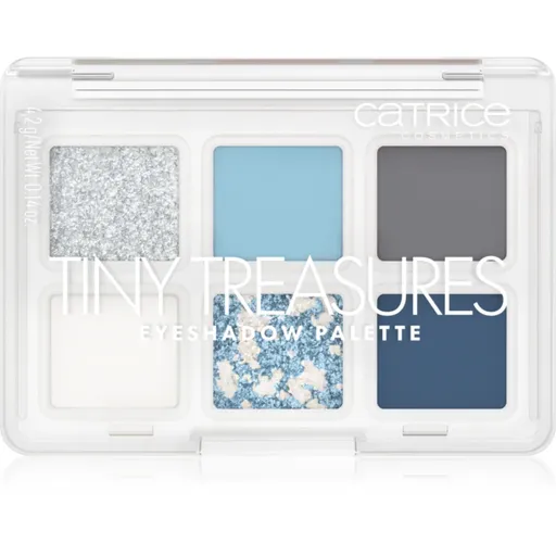 Catrice Tiny Treasures paletă cu farduri de ochi culoare 040 Icy Whisper 4.2 g