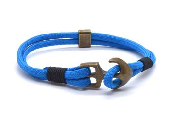 Cordell Brățară paracord albastră cu ancoră Anchor