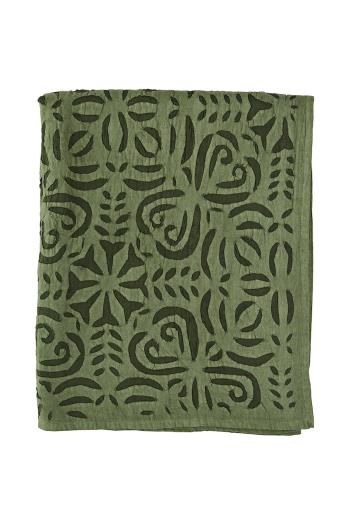 Madam Stoltz ágytakaró 130 x 220 cm zöld