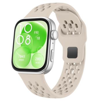 AIRY Silikónový remienok pre Huawei Watch Fit 4 / Fit 4 Pro STARLIGHT