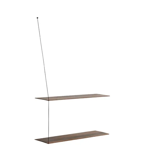 Poliță "Stedge", 80 x 22 cm, 4 variante - Woud Variantă: stejar închis la culoare