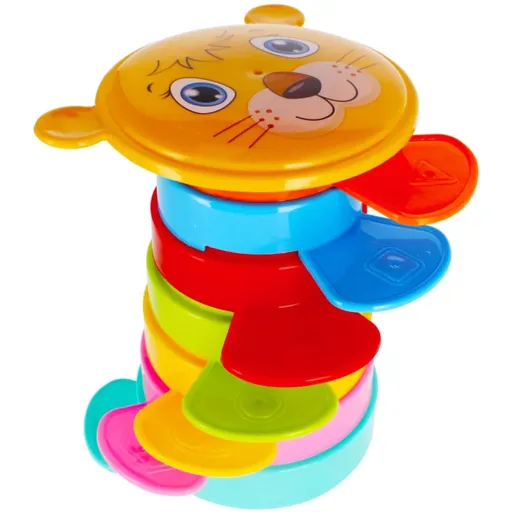 Bam-Bam Stacking Cups jucărie interactivă cu piese care se pot insera 6m+ Tiger 7 buc