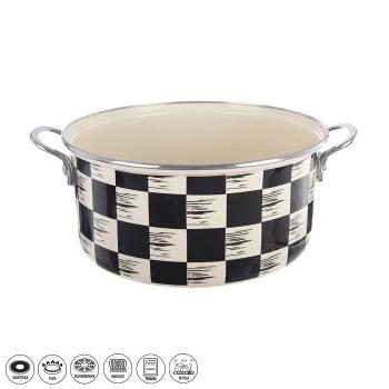 Orion Caserolă emailată Chessboard Lem , 5 l, dia.26 cm