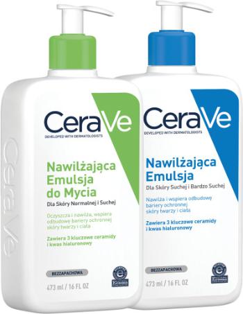 CeraVe Set de îngrijire corporală hidratantă pentru piele uscată 2 x 473 ml