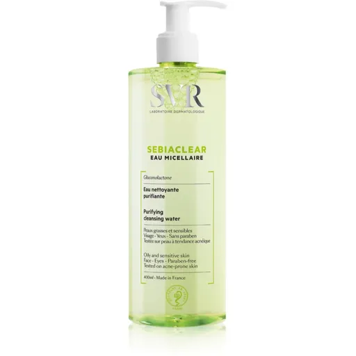 SVR Sebiaclear Eau Micellaire apa micelara cu efect de matifiere pentru ten gras si problematic 400 ml