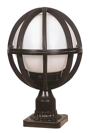 Lampa de exterior, Opviq, 685AVN1121, Alb/Negru