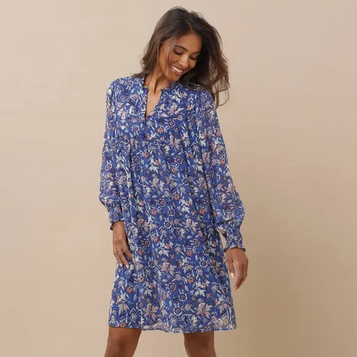 Rochie din vel imprimat