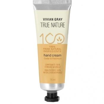 Vivian Gray Cremă de mâini True Nature Cedar & Patchouli (Hand Cream) 75 ml