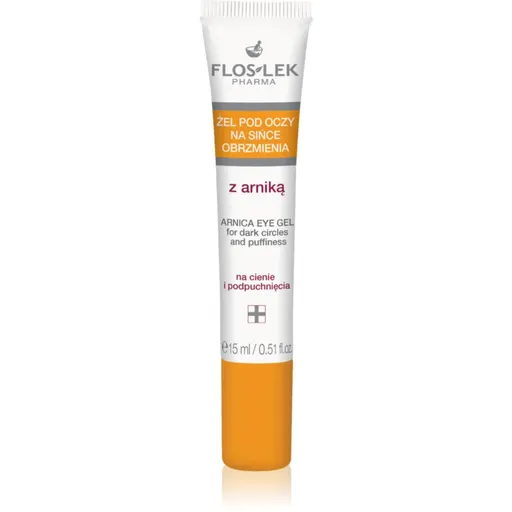 FlosLek Pharma Eye Care gel de ochi cu arnică împotriva ridurilor și a cearcănelor întunecate 15 ml