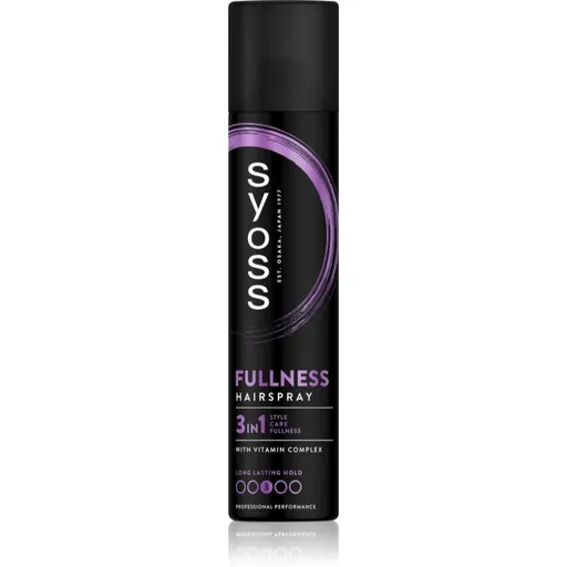 Syoss Fullness Hairspray fixativ pentru păr cu fixare foarte puternică 300 ml