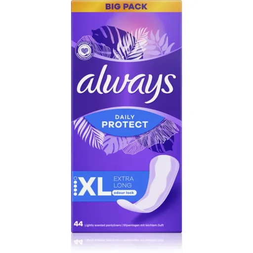 Always Dailies Long Plus Extra absorbante 44 buc