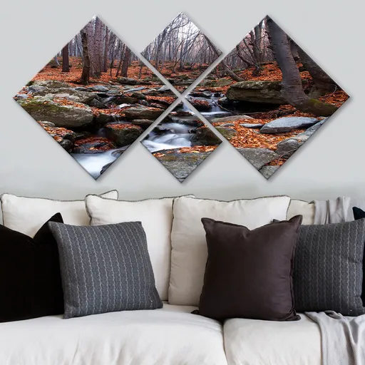 Pictură decorativă MDF, 4MDF106254341, Imprimat UV, Multicolor