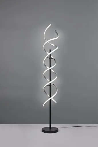 Lampadar Sequence, TRIO, 23x150 cm, 32W, 1x SMD, aluminiu, negru/argintiu lucios